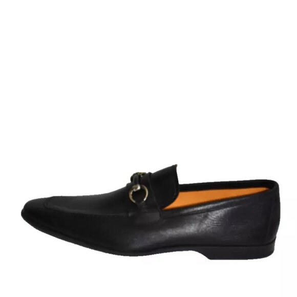 New! Magnanni Diago Apron Toe Bit Loafer Black Size 12 M US 17532 DD472 main image 4